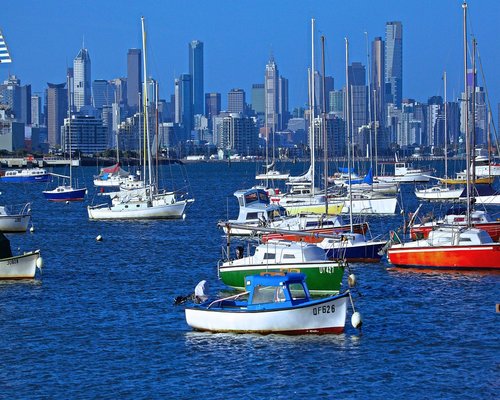 Melbourne Southbank architectural view
